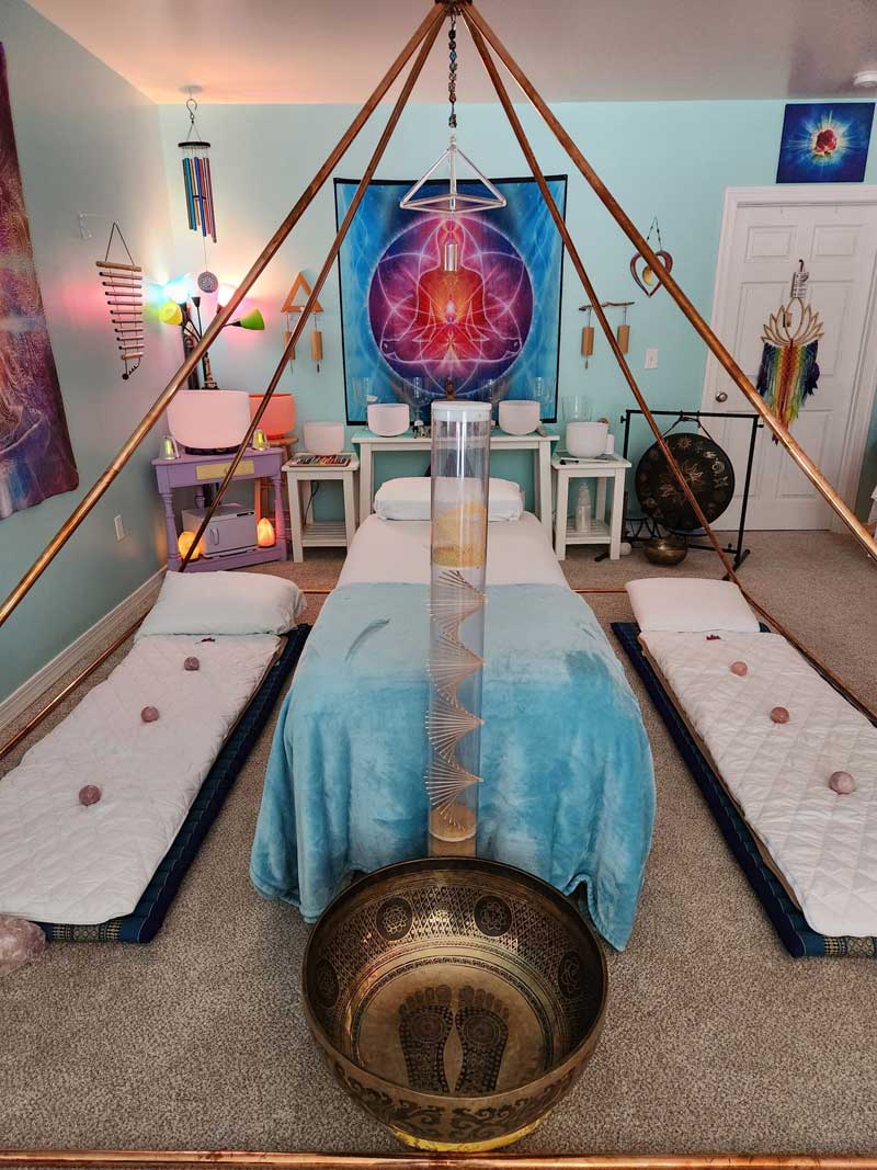 pyramid sound bath